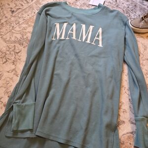 Maurices Blue Long Sleeve Top